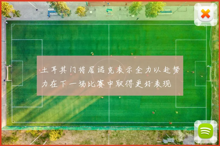 土耳其门将居诺克表示全力以赴努力在下一场比赛中取得更好表现